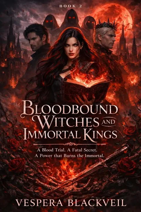 Bloodbound Witches and Immortal Kings: What Blood Remembers by Vespera Blackveil — book cover